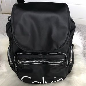 Calvin Klein Nylon Black Backpack
